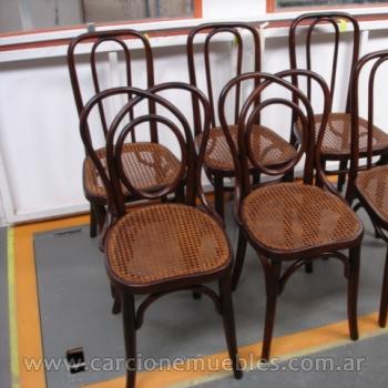 Juego de sillas thonet importadas restauradas