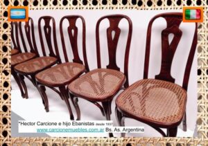 Juego de sillas Restauradas