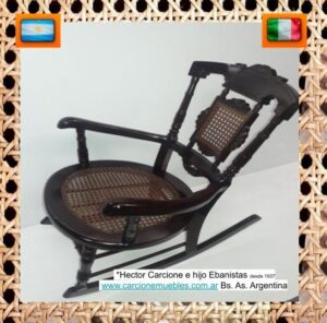 Mecedora antigua Restaurada