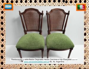 Sillas esterilladas