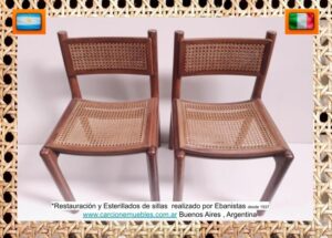 Sillas esterilladas