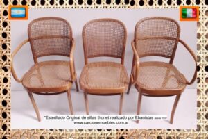 Juego de sillas esterilladas