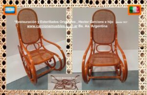 Esterillado de mecedoras