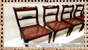Sillas antiguas restauradad